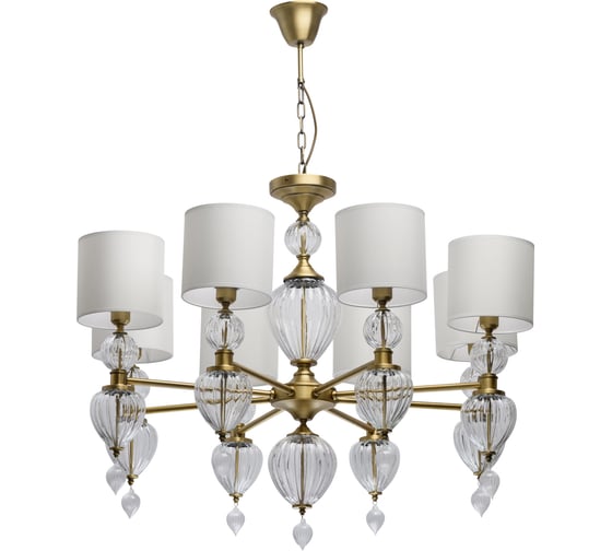 Изображение товара Люстра CHIARO 619011408 Оделия 8*40W E27 220 V