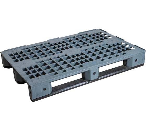 Изображение товара Поддон пластиковый Пластматика 1200x800x165 мм, перфорированный, на 3 полозьях 92110041