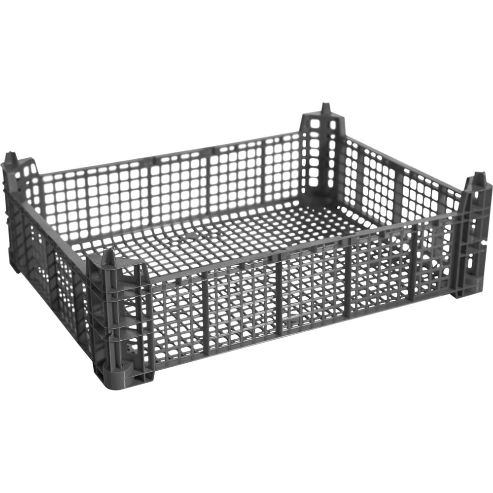 Изображение товара Ящик для грибов Пластматика черный 93107915 12л морозостойкий с перфорацией