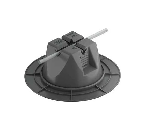 Изображение товара Держатель проволоки OBO Bettermann D 8-10 мм на плоской кровле, с морозостойким бетоном, D 200 мм, полиамид 5218716