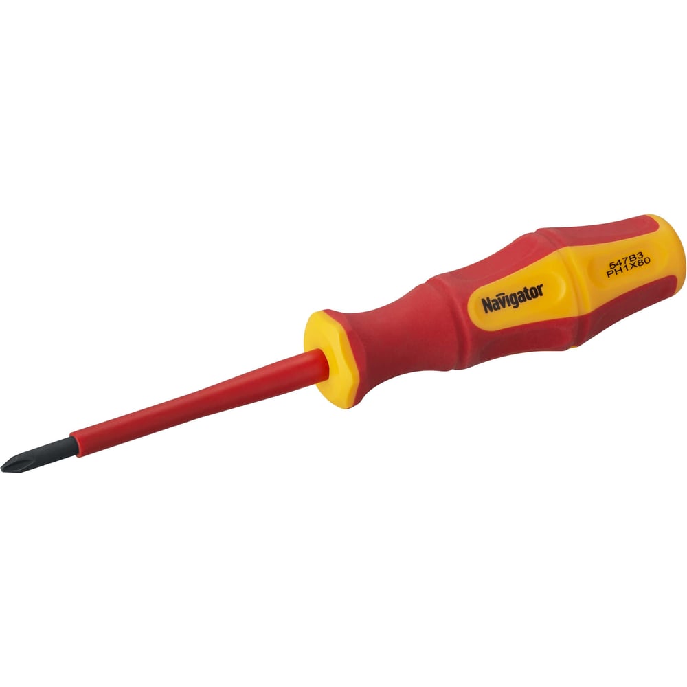 Изображение товара Диэлектрическая отвёртка Navigator 93 422 PH1 80mm