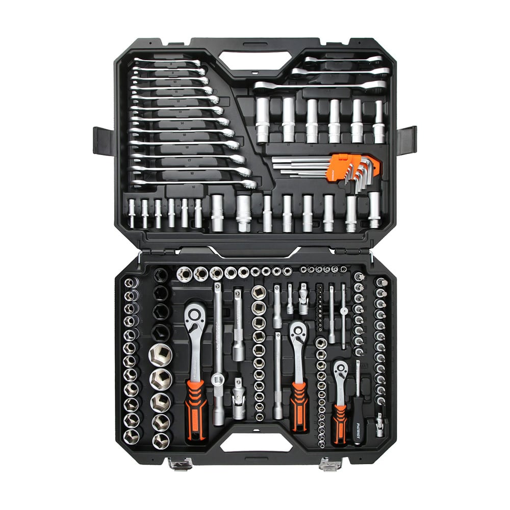 Изображение товара Набор автоинструмента PATRIOT SSP-150, 1/2+1/4+3/8 DR (150 пр.), Cr-V 350004509