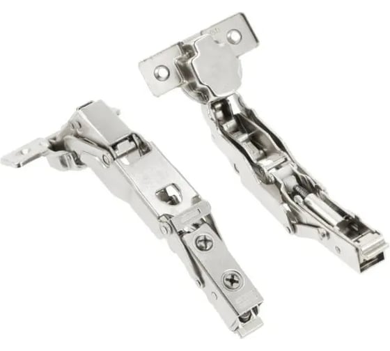 Изображение товара Петля GTV SILENTO PRO 155 градусов угловая самозакрывающаяся с ответной планкой H-0, без еврошурупа ZM-HCSLKT155-3DBEO