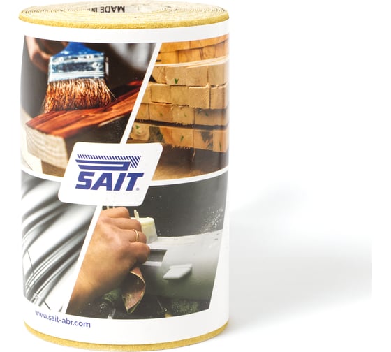 Изображение товара Рулон шлифовальный на бумажной основе 115 мм, 5 м, Р60 Sait 50000281