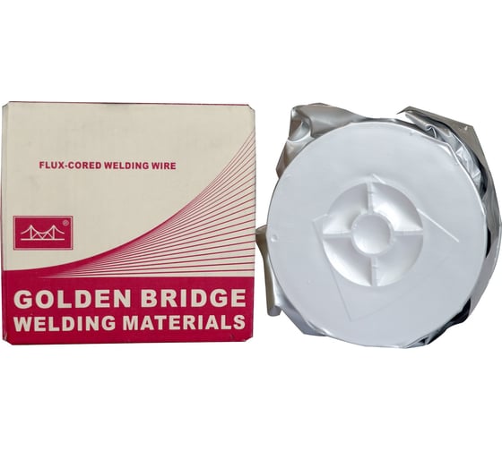 Изображение товара Проволока порошковая самозащитная JC-26 / E71T-GS 0.8 мм, 1 кг GOLDEN BRIDGE 363