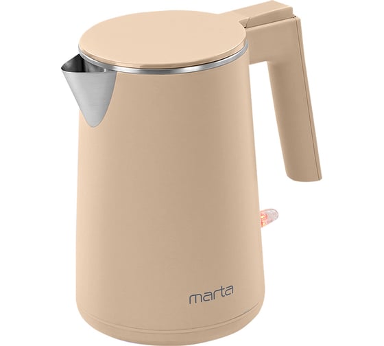 Изображение товара Чайник металлический MARTA MT-4591 бежевый оникс 42033