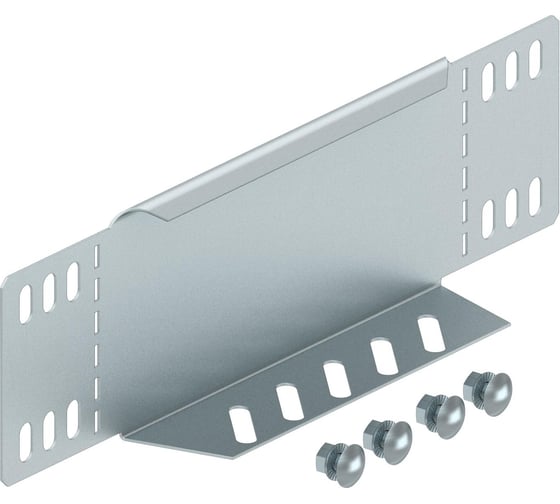 Изображение товара Переходник/концевик для листовых лотков OBO Bettermann RWEB 820 FS, B=200 мм, h=85 мм, сталь, конвейерный цинк 7110200