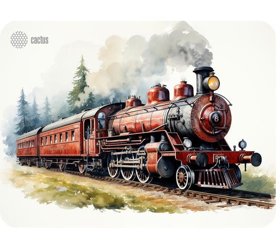 Изображение товара Коврик для мыши CACTUS Locomotive 400x300x3 мм (CS-MP-PRO17XL) 2028652