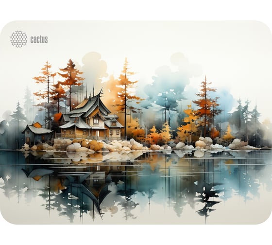 Изображение товара Коврик для мыши CACTUS Forest 400x300x3 мм (CS-MP-PRO19XL) 2028654