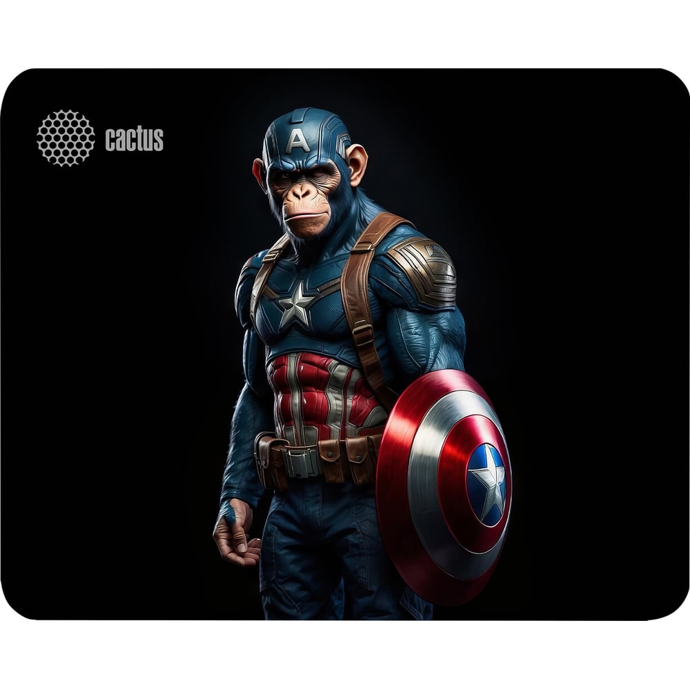 Изображение товара Коврик для мыши CACTUS Captain America 250x200x3 мм (CS-MP-D08S) 2028648