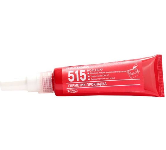 Изображение товара Герметик-прокладка анаэробная Roslock 515 высокая прочность, фиксирующая прокладка для жестких металлических фланцев, 250 гр. R515250