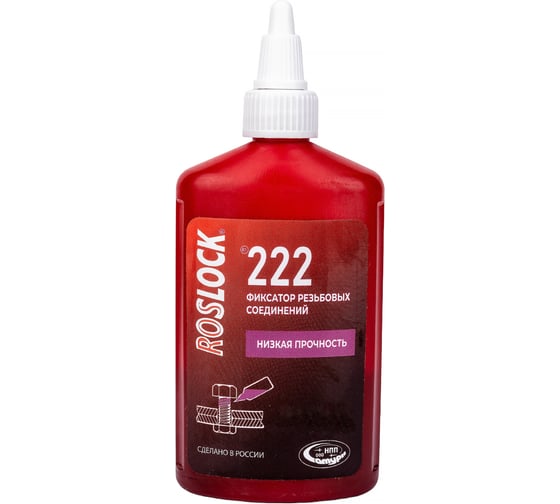 Изображение товара Фиксатор резьбовых соединений Roslock 222 низкой прочности, 250 гр. R222250