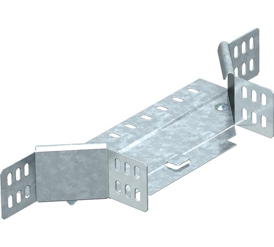 Изображение товара Секция Т/Х-образная для листовых лотков OBO Bettermann RAA 610 FS, h=60 мм, B=100 мм, сталь, конвейерный цинк 6040403
