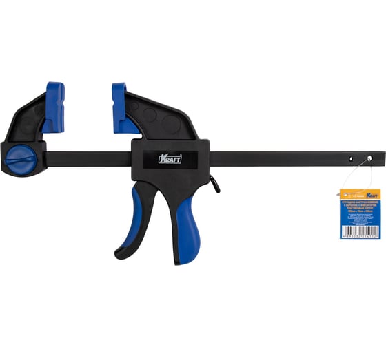 Изображение товара Струбцина KRAFT F-образная, 200х70х420 мм KT 705093