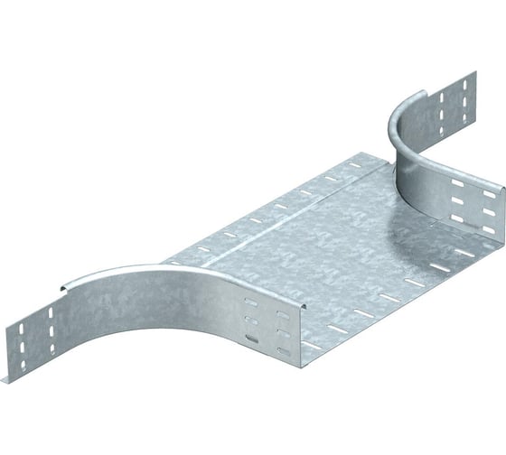 Изображение товара Секция Т/Х-образная для листовых лотков OBO Bettermann RAA 840 FT, h=85 мм, B=400 мм, сталь, горячий цинк 7122403