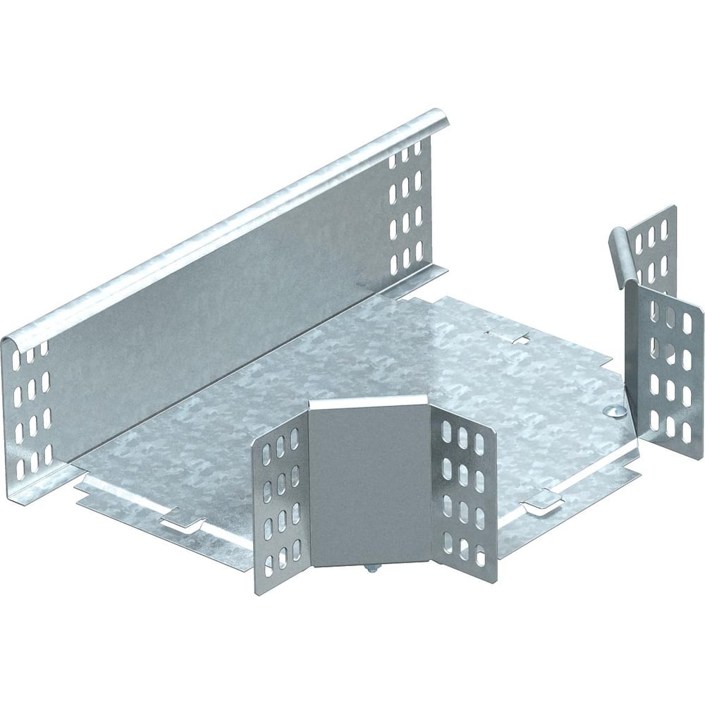 Изображение товара Секция Т-образная для листовых лотков OBO Bettermann RT 120 FS, сталь, цинк, размеры 200х110 мм