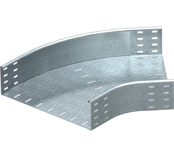 Изображение товара Секция угловая для листовых лотков OBO Bettermann 45 RB 45 140 FT, h=110 мм, B=400 мм, сталь, горячий цинк 7068409