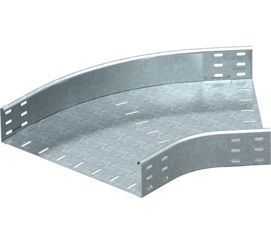 Изображение товара Секция угловая для листовых лотков OBO Bettermann 45 RB 45 840 FT, h=85 мм, B=400 мм, сталь, горячий цинк 7067402