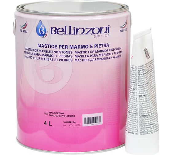 Изображение товара Полиэфирный клей Bellinzoni Transp.Liquid, медовый/жидкий, 4 кг 004.210.8423
