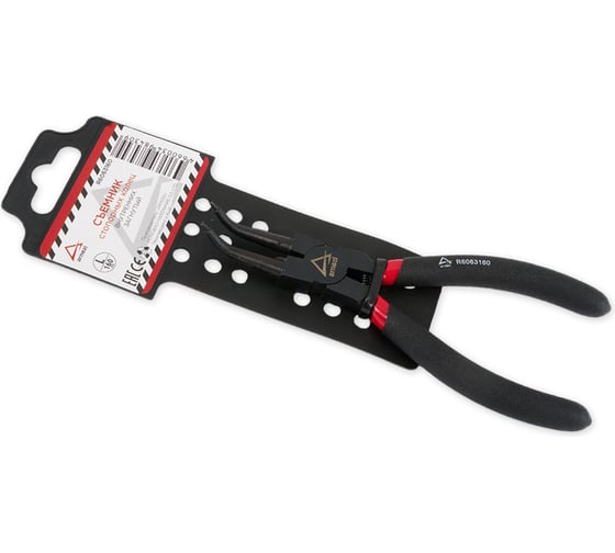 Изображение товара Съемник внутренних стопорных колец ARNEZI 160 мм, загнутый R6063160