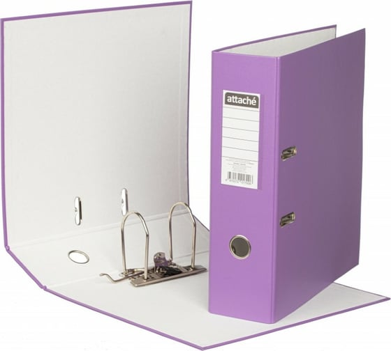 Изображение товара Папка-регистратор Attache Экономи с арочным механизмом 90мм, сиреневый 1204184