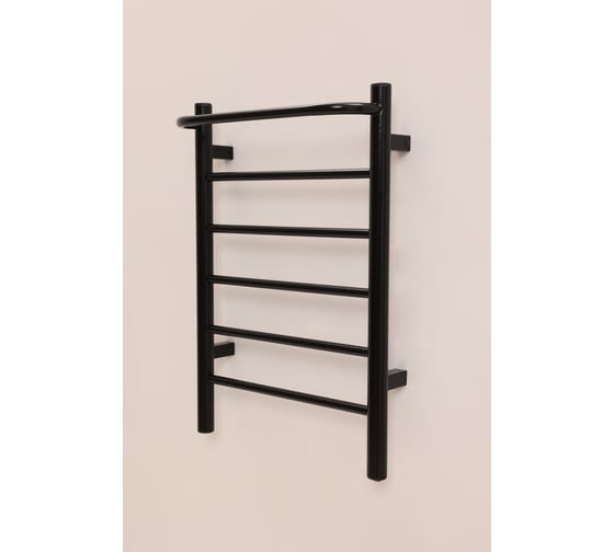 Изображение товара Полотенцесушитель электрический Alcora ПРОКСИМА 400x600, черный, 6 перекладин 157
