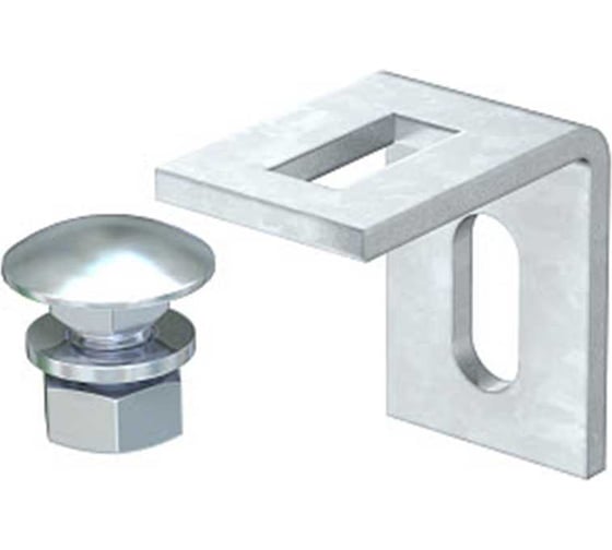 Изображение товара Уголок крепежный OBO Bettermann BW 60 40 FT, универсальный, 60x60x40 мм, сталь, горячий цинк (10 шт/уп) 6019560