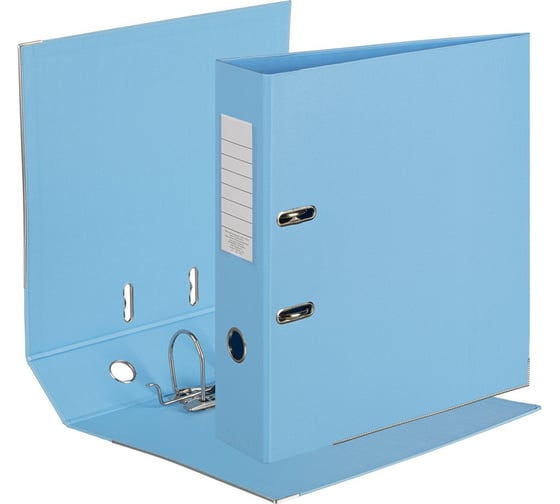 Изображение товара Папка-регистратор Attache Bright colours 80мм, металлический уголок, голубая 1209135