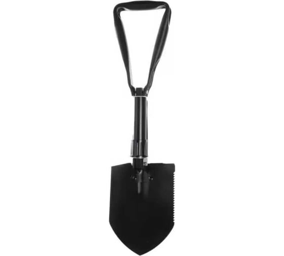 Изображение товара Лопата туристическая складная Турист мастер 60 см в чехле, черный 710-006