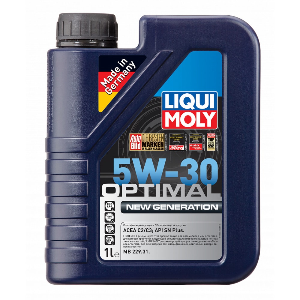 Нс-синтетическое моторное масло liqui moly optimal new generation 5w-30 1л 39030 - фото 1