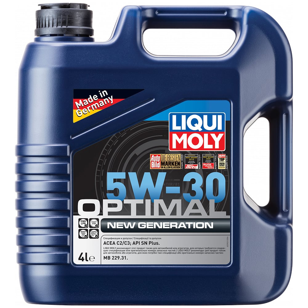 фото Нс-синтетическое моторное масло liqui moly optimal new generation 5w-30 4л 39031