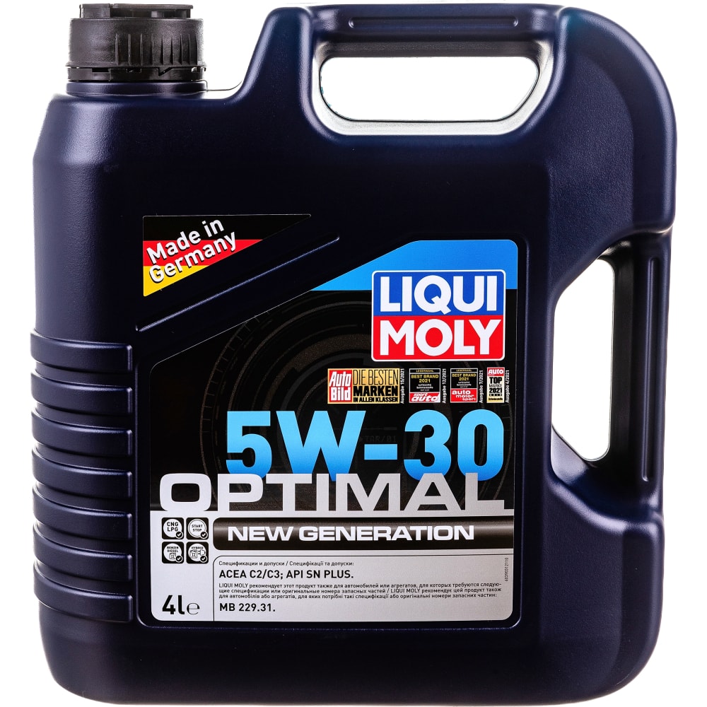 НС-синтетическое моторное масло LIQUI MOLY масло моторное liqui moly hc molygen new generation 5w 30 4 л