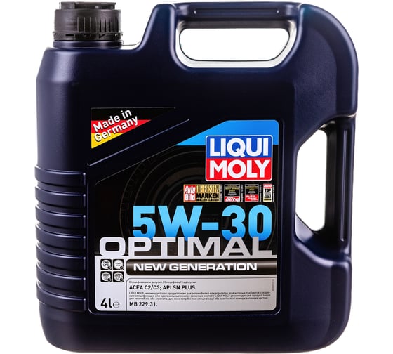 Изображение товара НС-синтетическое моторное масло LIQUI MOLY Optimal New Generation 5W-30 4л 39031