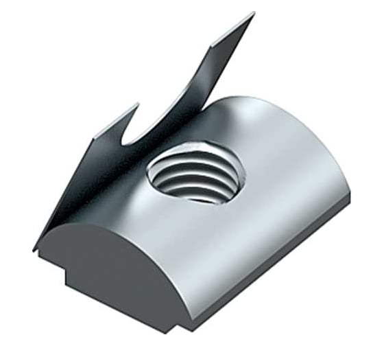 Изображение товара Сухарь пазовый T-образный с пружинным фиксатором упаковка 20 шт Dogus Kalip 2.1.003.08.08.20