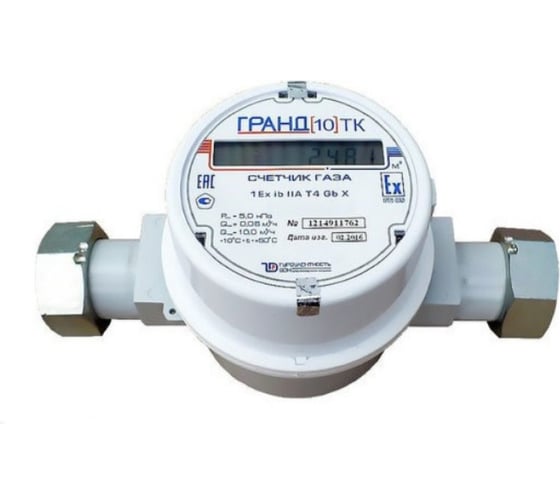 Изображение товара Счетчик газа Гранд 10 ТК G1 1/4 РОССИЯ grand10-TK-G1 1/4 НФ-00054856