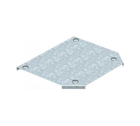 Изображение товара Крышка Т-образной секции OBO Bettermann DFT 200 FS, для листовых лотков, B=200 мм, сталь, конвейерный цинк 7128231
