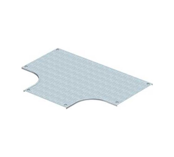 Изображение товара Крышка Т-образной секции OBO Bettermann DFT 400 DD, для листовых лотков, B=400 мм, сталь, горячий цинк 7129386