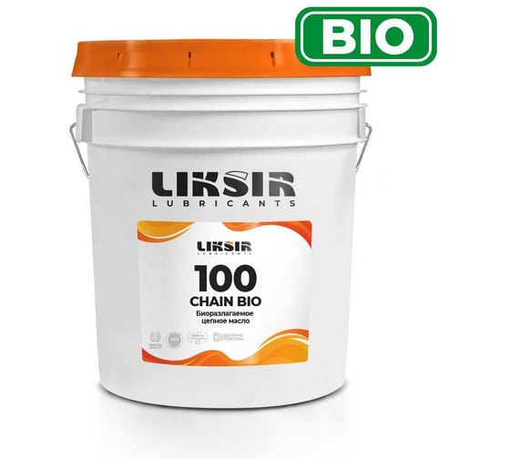 Изображение товара Цепное биоразлагаемое масло CHAIN BIO 100 20 л LIKSIR 205502