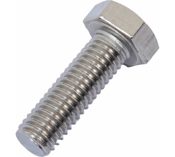 Изображение товара Болт Метиз-Эксперт М8х25 нерж. А2 DIN 933 уп. 100 шт. БП-00034927