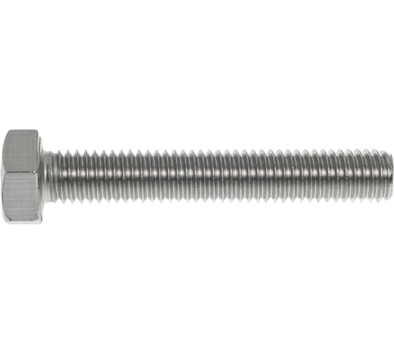 Изображение товара Болт Метиз-Эксперт М8х50 нерж. А2 DIN 933 уп. 100 шт. БП-00024421