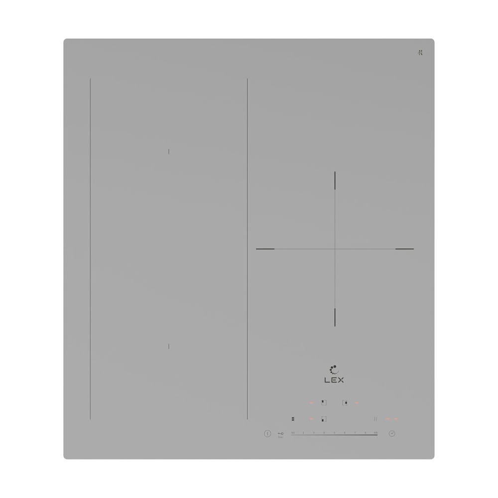Изображение товара Индукционная панель LEX EVI 431A GR CHPE000060 3 конфорки современный дизайн