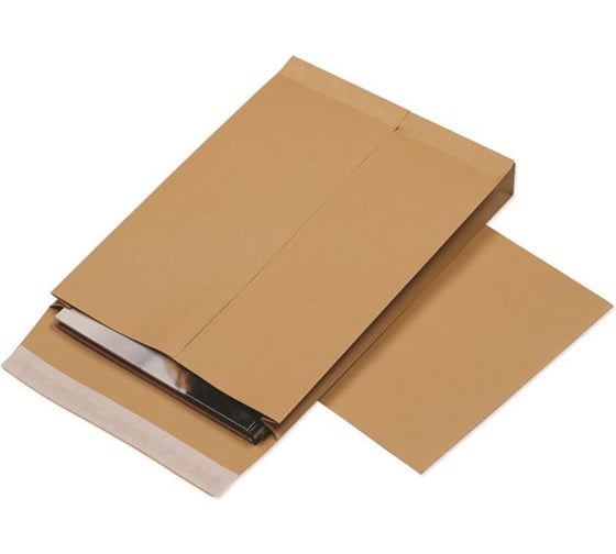 Изображение товара Конверт-пакеты ОФИСМАГ С4 объемные 229x324x40 мм, до 250 лист, крафт, отрыв.полоса, комплект 25 шт, 381227.25 124234