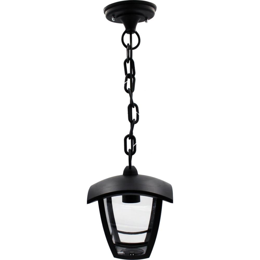 фото Садово-парковый светильник эра 4 грани, черный, подвесной б0051193