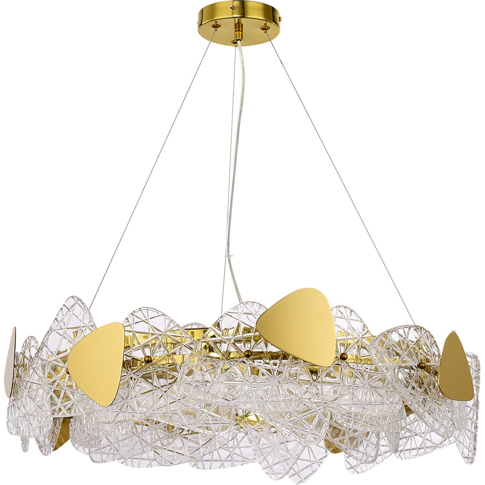 Изображение товара Люстра подвесная LUMION E14 8*40W QUEENY 6582/8 в золотом цвете