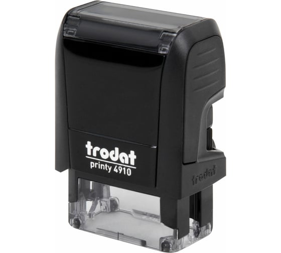 Изображение товара Оснастка для штампа ОФИСМАГ размер оттиска 26x9 мм, синий, TRODAT 4910 P4, подушка в комплекте, 56876 238362