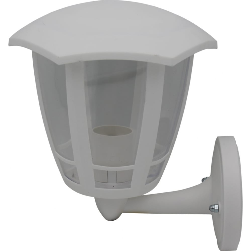 фото Садово-парковый светильник эра 6 граней, белый, настенный, вверх б0051197