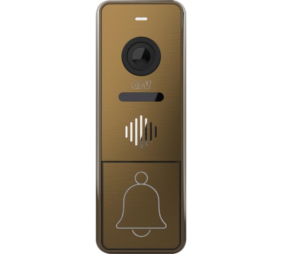 Изображение товара Вызывная панель для цветного видеодомофона CTV -D4005 Br, разрешение Full HD, цвет бронза 10-0000377