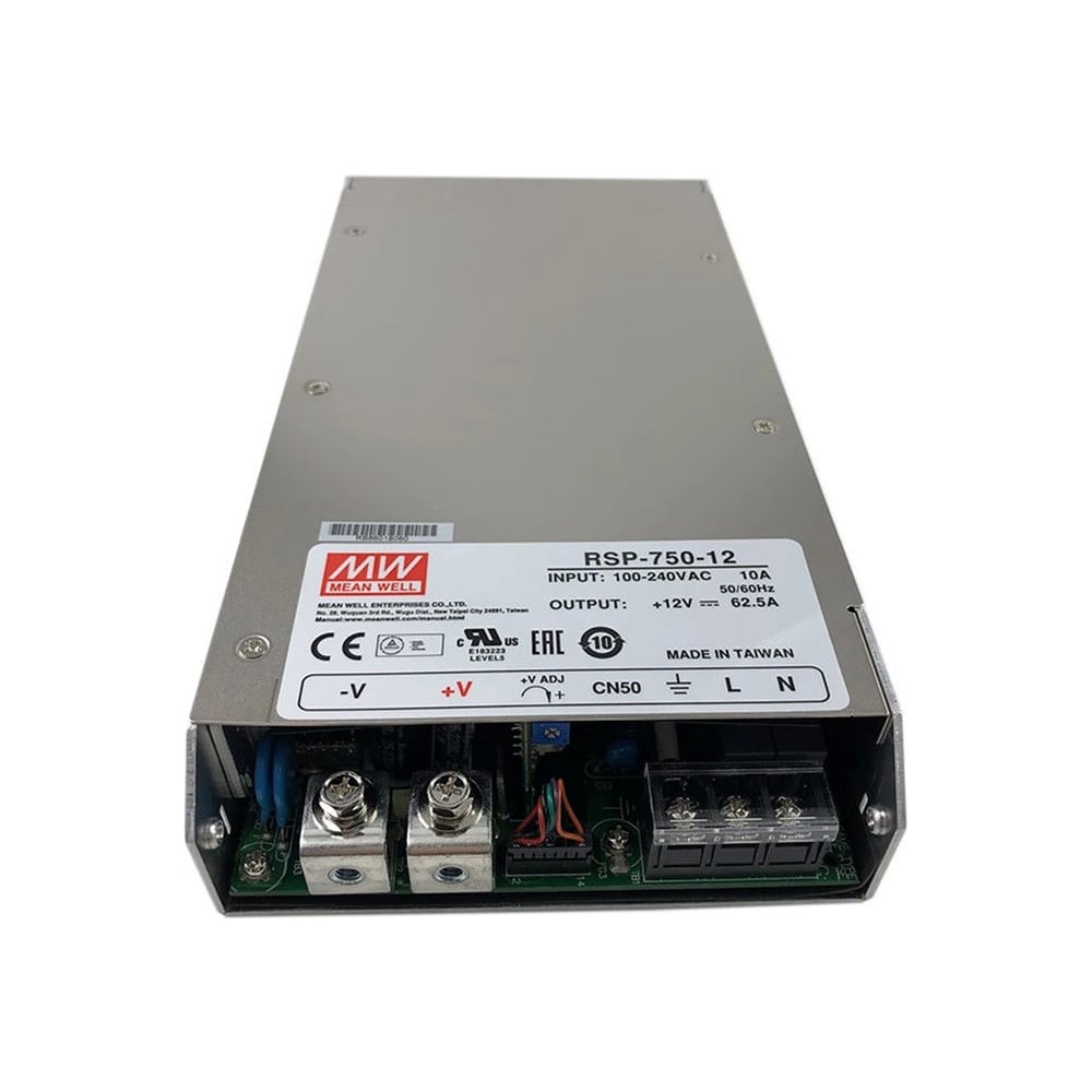 Изображение товара Источник питания Mean Well RSP-750-12 12В 0.75кВт промышленный блок питания