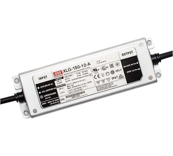 Изображение товара Источник питания Mean Well, AC/DC XLG-150-12-A Т03403273
