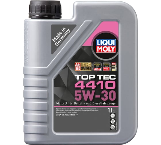 Изображение товара НС-синтетическое моторное масло LIQUI MOLY Top Tec 4410 5W-30 C3 1л 21402